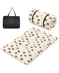 Sugift Full Size Foldable Futon Mattress with Washable Cover and Carry Bag