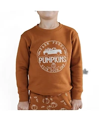 Sweet Wink Toddler Boys Farm Fresh Pumpkins Sweatshirt