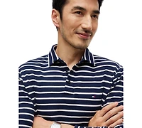 Tommy Hilfiger Men's Waffle Stripe Polo Shirt