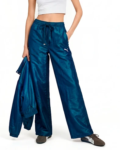 Puma Women's Pearlized Wide-Leg Pants
