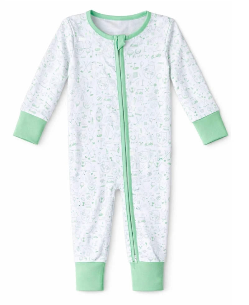 Bits & Bows Baby and Unisex Golf Print Onesie