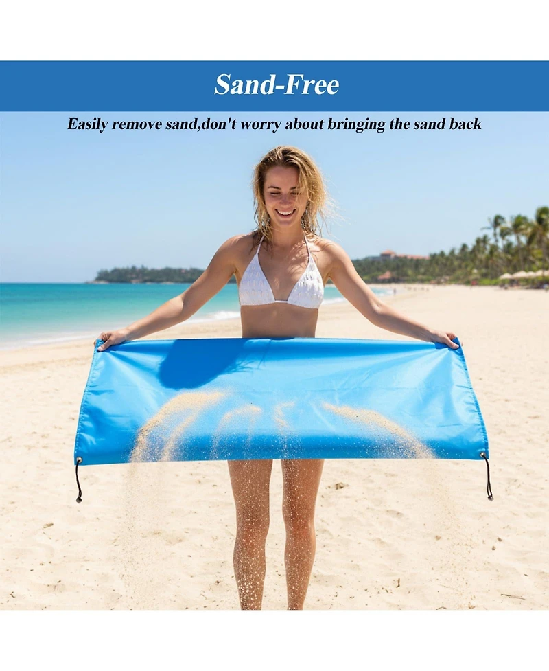 Piscifun Sandproof Waterproof Lightweight Foldable Picnic Blanket Outdoor Camping Mat For Beach Park Lawn