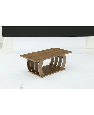 Tribesigns Rustic End Table,Wooden Side Table with Sturdy Base, Farmhouse Narrow Nightstand with Storage Shelf