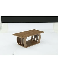 Tribesigns Rustic End Table,Wooden Side Table with Sturdy Base, Farmhouse Narrow Nightstand with Storage Shelf
