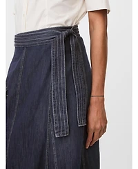 Masai Copenhagen women's MaSanchiana Mid-Rise Wrap Skirt
