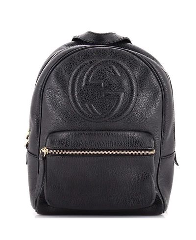 Pre-Owned Gucci Soho Chain Backpack Leather