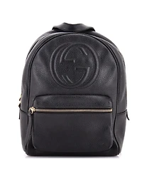 Pre-Owned Gucci Soho Chain Backpack Leather