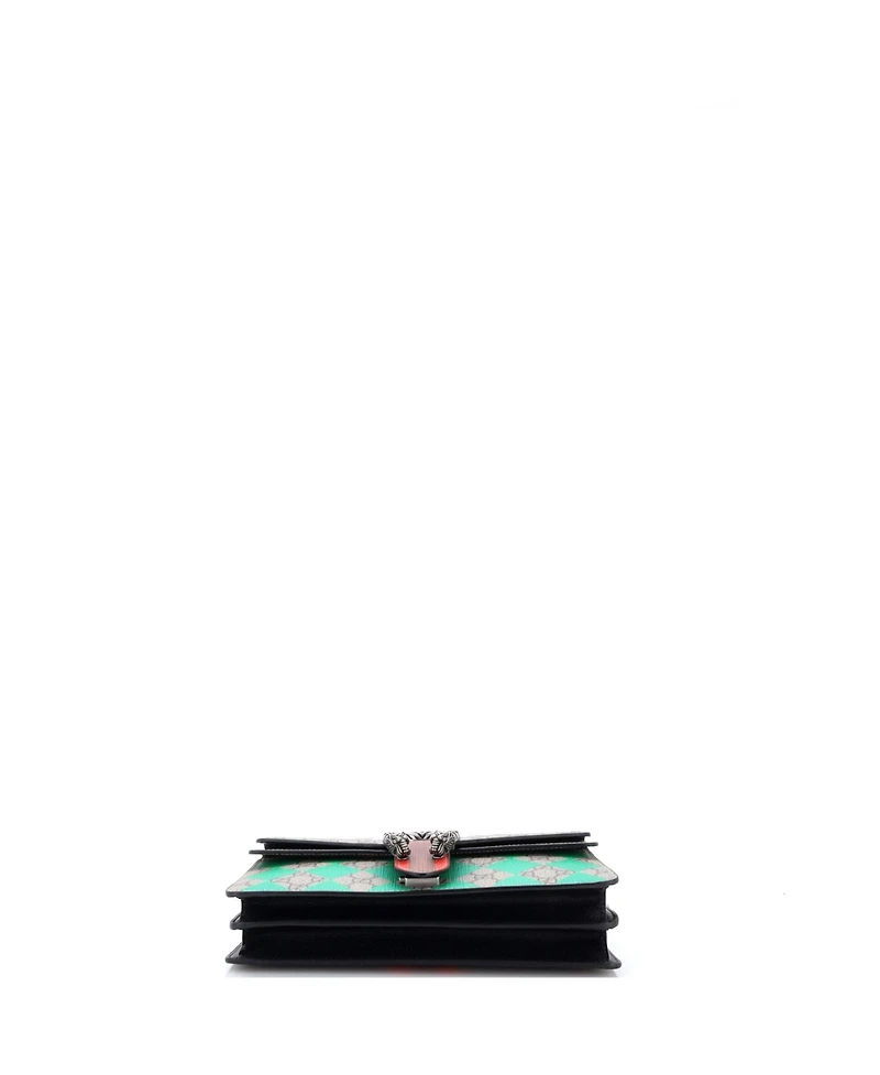 Pre-Owned Gucci Small Dionysus Bag Printed Gg Coated Canvas