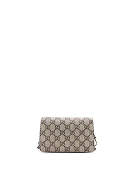 Pre-Owned Gucci Super Mini Dionysus Bag Gg Coated Canvas