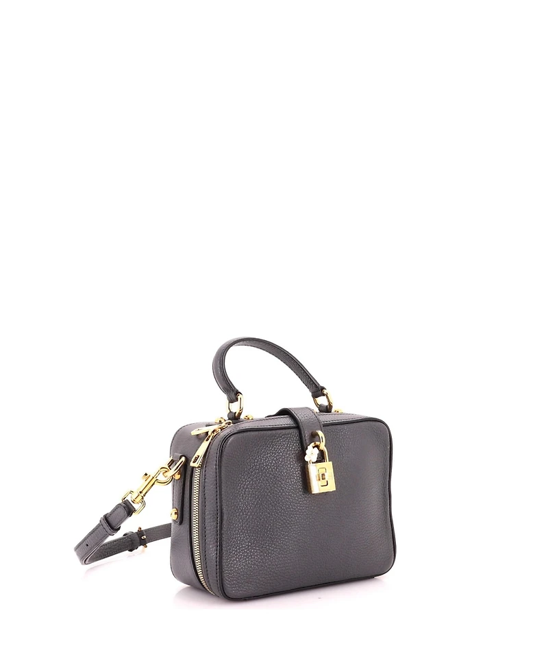 Pre-Owned Dolce and Gabbana Small Treasure Box Bag Leather
