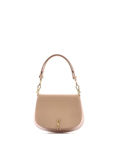 Pre-Owned Saint Laurent Mini Voltaire Top Handle Bag Leather