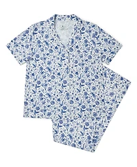 Motette Women's Porcelain Vine Bamboo Pajama Set