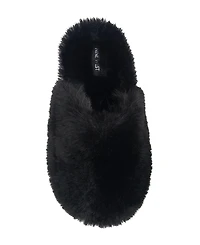 Nine West Women's Faux Fur Closed Scuff Slipper