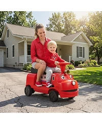 Sugift 12V 2-Seater Ride-On Train with Music, 37.5" x 16" x 20", Ages 3-6