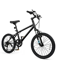 Sugift 20" Kids' Mountain Bike with 6-Speed and Front Suspension Fork, Ages 8+