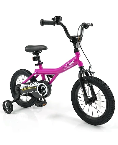 Sugift Brave Hero 14-Inch Kids Bike With Removable Training Wheels, Ages 3-8