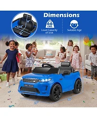 Sugift 12V Battery-Powered Ride-On Car with Remote Control, Ages 3+