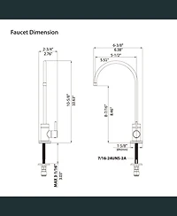 Busdays Kitchen Water Filter Faucet, Drinking Water Faucet