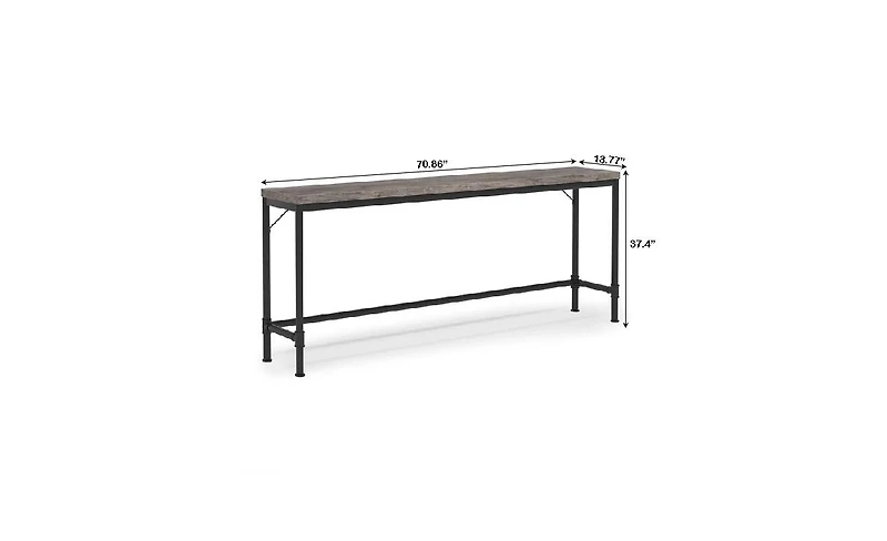 Slickblue Extra Long Narrow Console Table for Hallway or Sofa