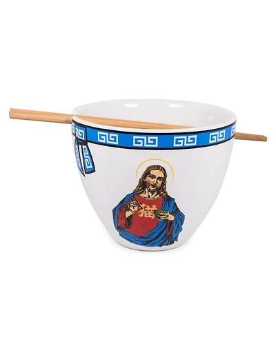 Boom Trendz Bowl Bop Can I Get A Ramen Japanese Dinnerware Set 16-Ounce Bowl, Chopsticks