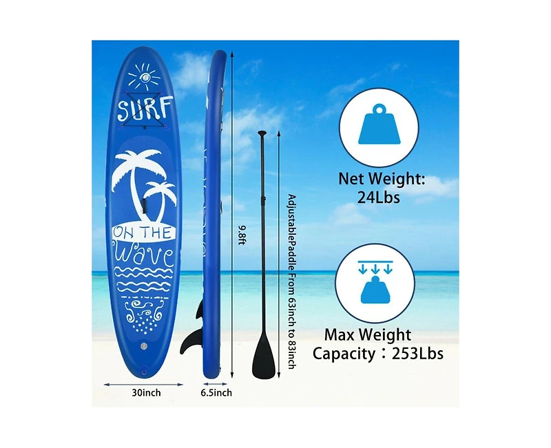 Hikeen Inflatable and Adjustable Stand Up Paddle Board