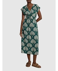Apricot Women's Palm Geo Smock Waist Dress