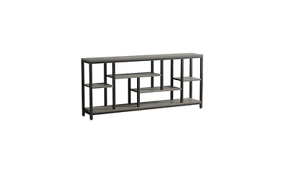 Slickblue Console Table with Storage Shelves for Entryway or Sofa