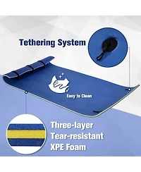 Hikeen Large Float Water Mat 10' x 5' 3-Layer Pool Foam Thick Durable for Swimming Lake Ocean Activities