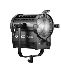 Godox F7-120 120W Bi-Color Fresnel Light, Stand Mount