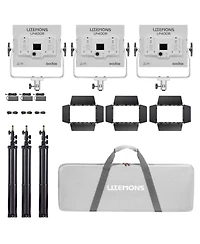 Godox Litemons LP400R 36W Rgb Led 3-Light Panel Kit