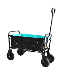 Mountaintop Folding Wagon Garden Shopping Beach Cart
