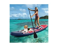 Hikeen Inflatable Paddle Board with Removable Fin and Backpack