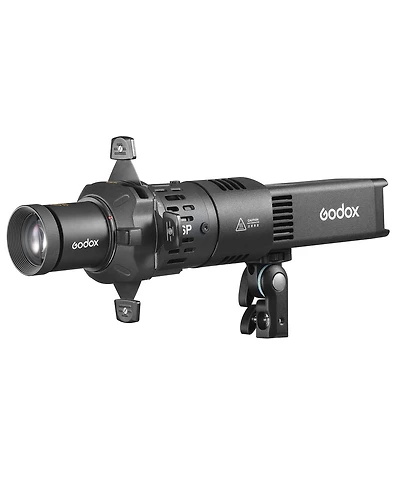 Godox RS100Bi Bi-Color Led Video Light Kit with SP36K Projection Attachment, 2800K-6500K, Built-In Battery, Nfc App Pairing, Dmx, Godox S-Mount