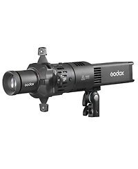 Godox RS100Bi Bi-Color Led Video Light Kit with SP36K Projection Attachment, 2800K-6500K, Built-In Battery, Nfc App Pairing, Dmx, Godox S-Mount