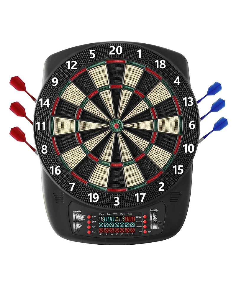 Hongge Electronic Dart Board with 43 Games, Ages 3+