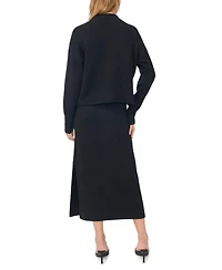 1.state Women's Side Slit Pencil Midi Skirt