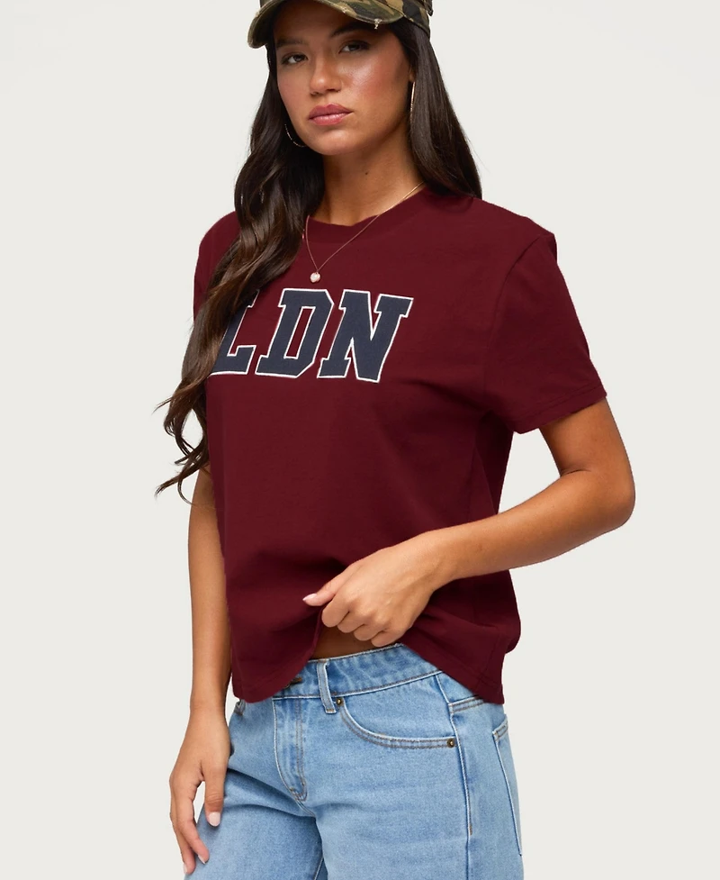 Edikted Women's Ldn Graphic Short-Sleeve T-Shirt