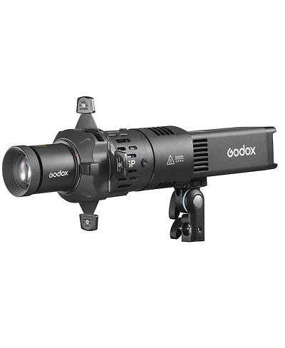 Godox RS100R Full-Color Rgb Led Video Light Kit with SP36K Projection Attachment, Built-In Battery, Nfc App Pairing, Dmx, Godox S-Mount