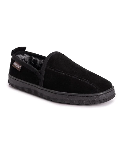 Muk Luks Men's Eric Genuine Suede Slip On Slippers