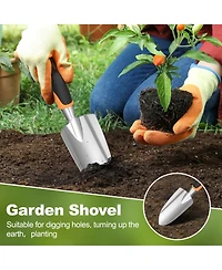 Xdovet Garden Tool Set Aluminum Heavy Duty Shovel Trowel Cultivator Shear