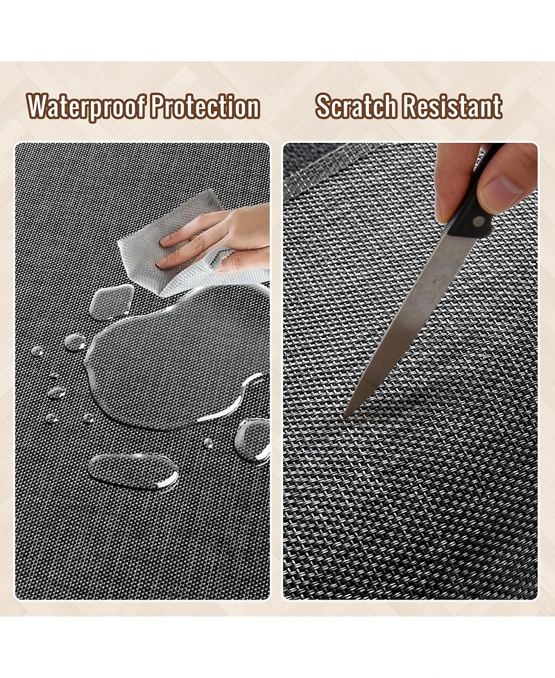 Danrong Heavy Duty Non Slip Desk Chair Mat For Hardwood Tile Floors Home Office Gaming
