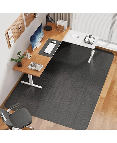 Danrong Heavy Duty Pvc Office Chair Mat Non-Slip Hard Floor Protector Rug