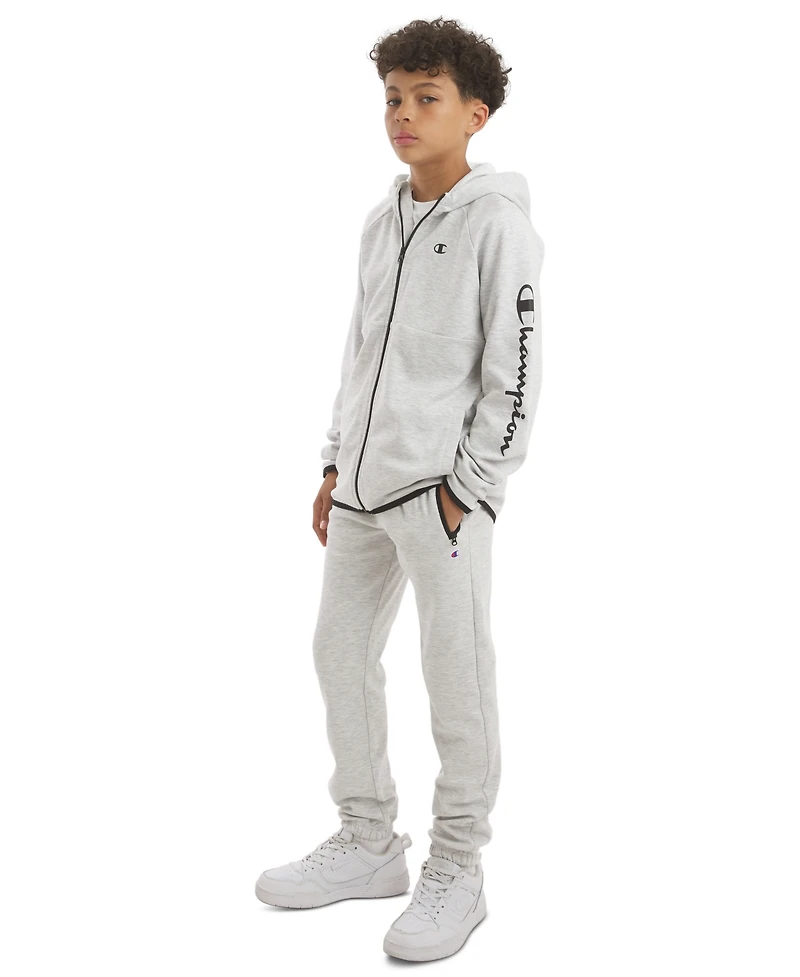 Champion Boys' 8-20 Full-Zip Hoodie and Jogger Pants, 2-Piece Set