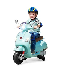 Sugift 12V Kids Electric Motorcycle With Music and Training Wheels Ages 3-6