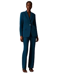 Calvin Klein Women's Notch Collar One-Button Jacket