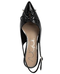 Sugar Women's Dazzy Slingback Pointed Toe Pumps