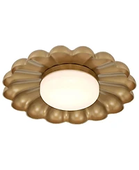 Possini Euro Design Possini Euro Braum 14" Led Flower Petal Ceiling Light