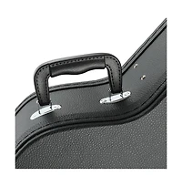 Yescom Acoustic Guitar Case Hard Dreadnought 41 Inch Wooden Hardshell Carrying Case with Lock Accessory Compartment for Airline Travel