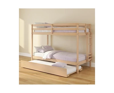 Grain & Grove Bear Plywood Twin/Twin with Trundle