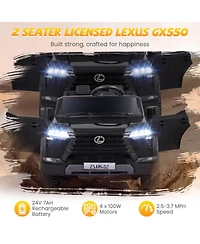 Hongge 24V Licensed Kids Ride-On Suv with 4WD Parent Remote and Spring Suspension